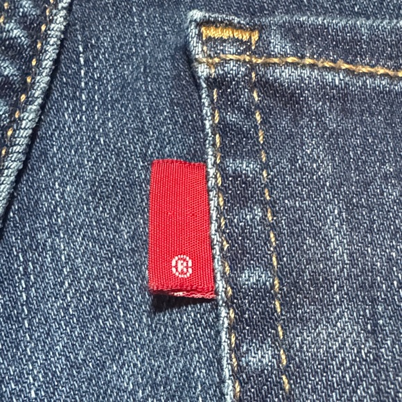 Levi's “Rare Red Tag”Dark Blue Ankle Jeans - Picture 14 of 15